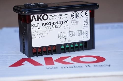 AKO digital temperature controller for freezers and refrigeration systems