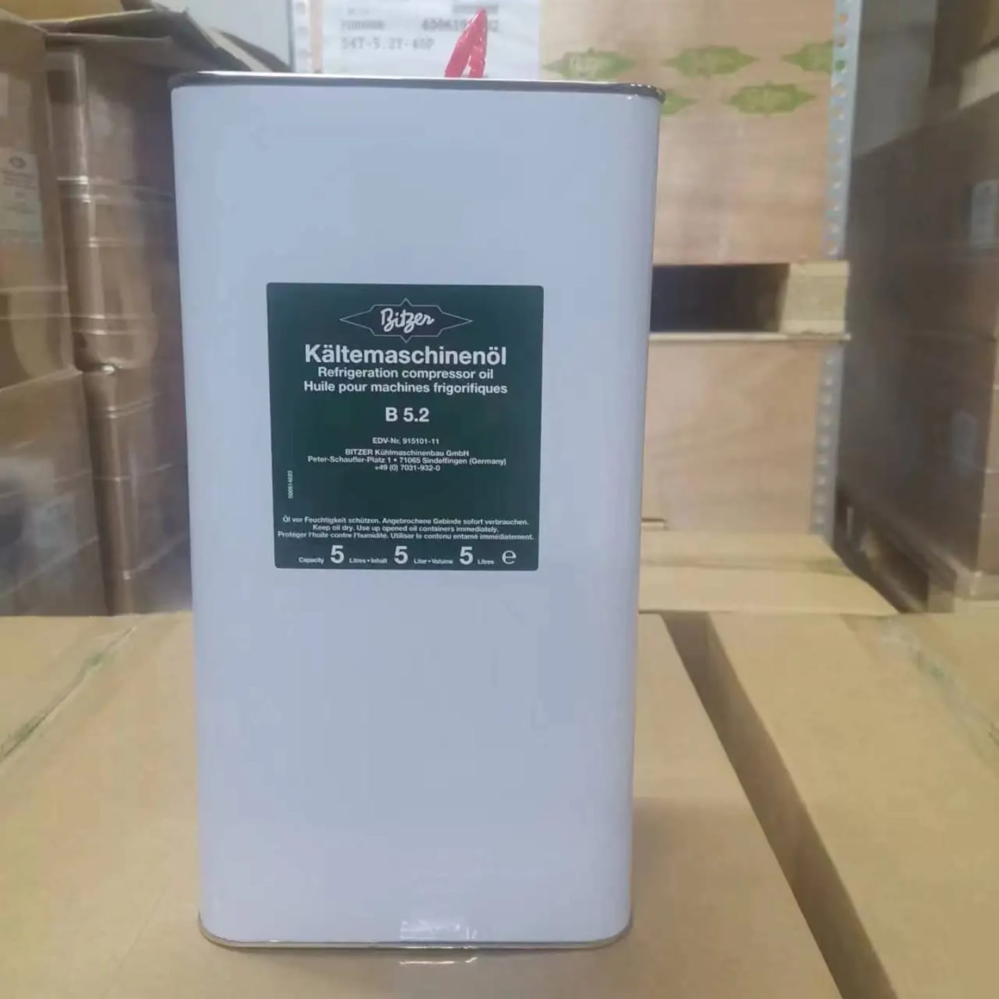 BITZER B5.2 refrigeration compressor oil 5 litre container for R22 systems in Kenya