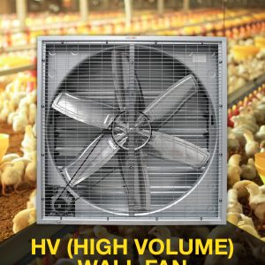 High volume wall fan for poultry farms, greenhouses, garage, basements, Agricultural spaces, warehouses