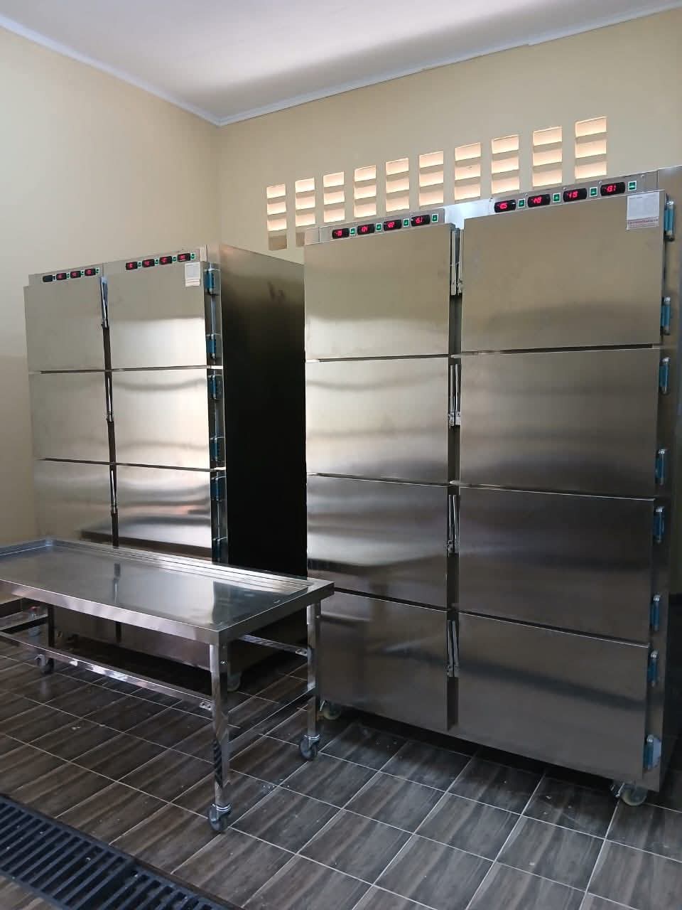 Mortuary cold room installation in Kenya