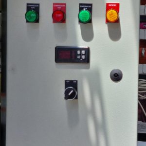 Digital cold room control panel for commercial refrigeration systems in Kenya, suitable for walk-in chillers, freezers, supermarkets, food processing plants, and pharmaceutical cold storage