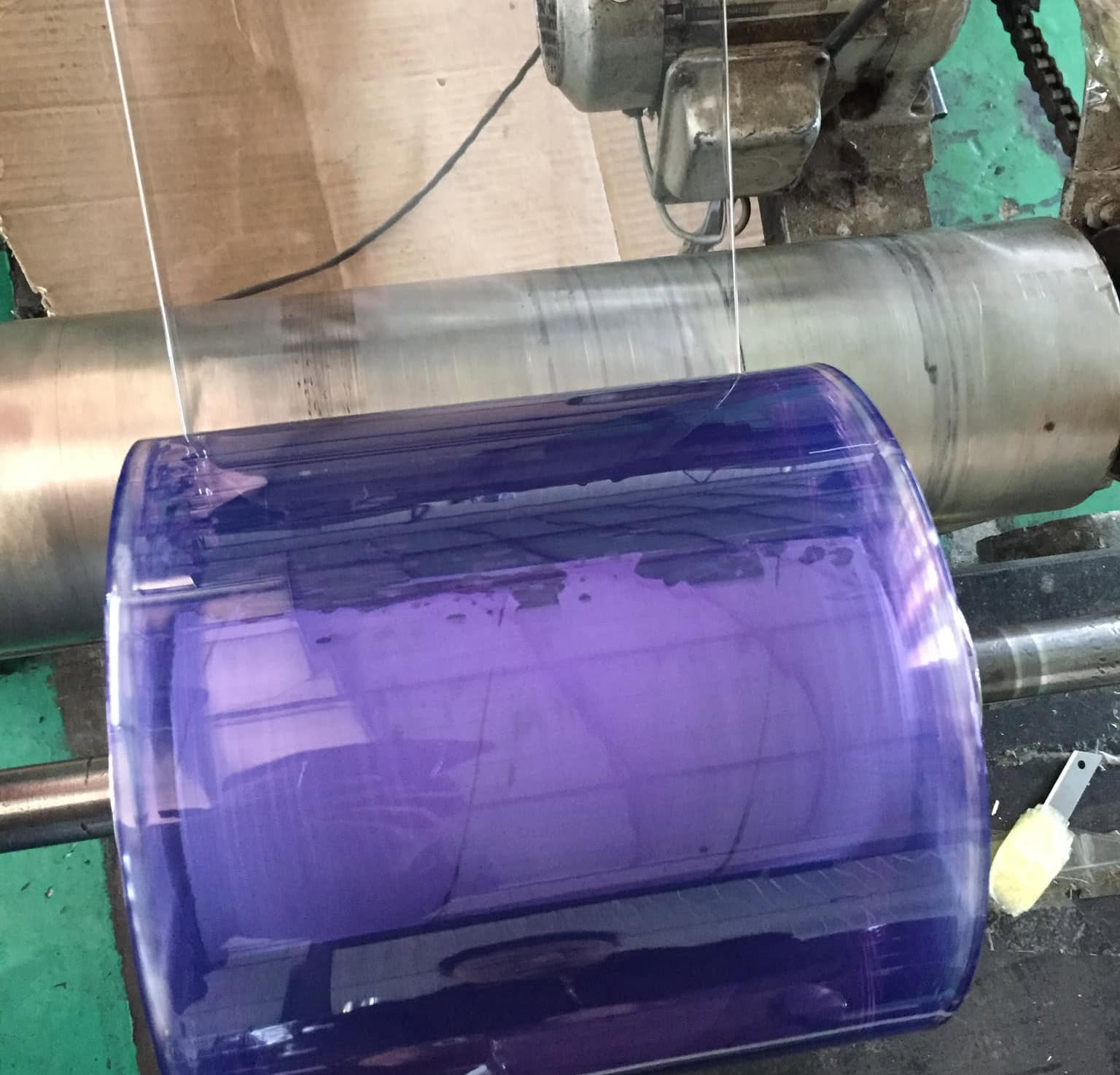 Clear PVC strip curtain roll for cold rooms, warehouses, food processing plants, and industrial doors in Kenya