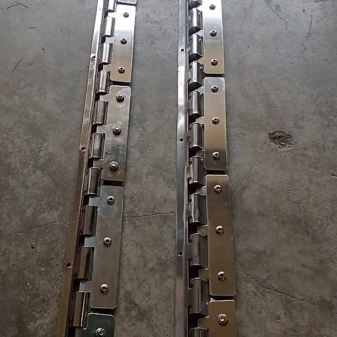 Stainless steel PVC strip curtain hanging hardware for industrial and cold room doors