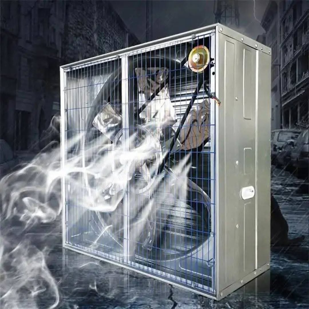 Warehouse ventilation fan.