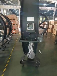 Smart digital control system for portable industrial fan speed adjustment