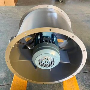 600mm industrial axial fan with aluminum alloy blades and steel frame for industrial ventilation and cooling