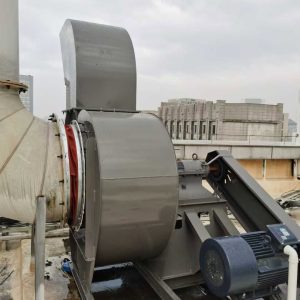 Dust extraction centrifugal fan system in Kenya