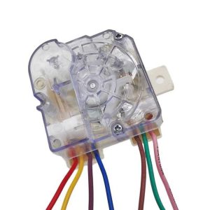 Universal timer switch replacement for semi-automatic washing machines.