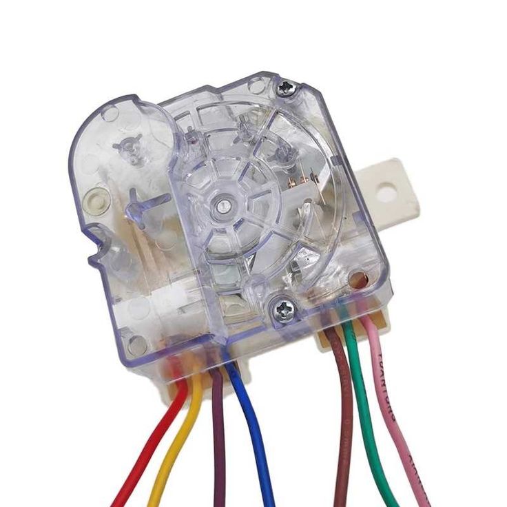 Universal timer switch replacement for semi-automatic washing machines.
