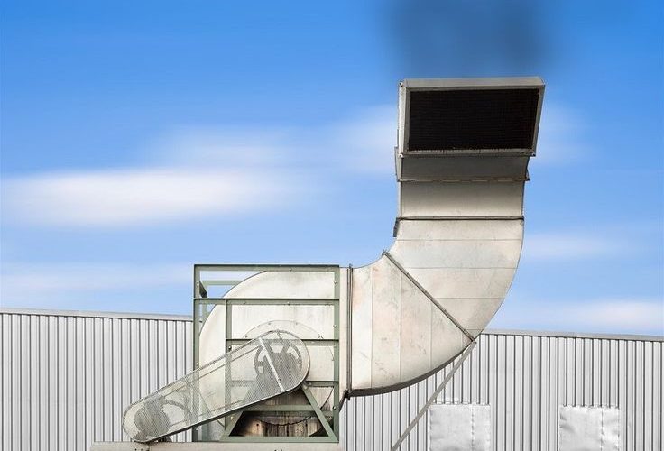Heavy-duty industrial dust collector centrifugal blower for dust extraction systems in woodworking, grain processing, cement, and manufacturing industries in Kenya.