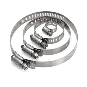 Stainless steel hose clamps for pipes and hoses