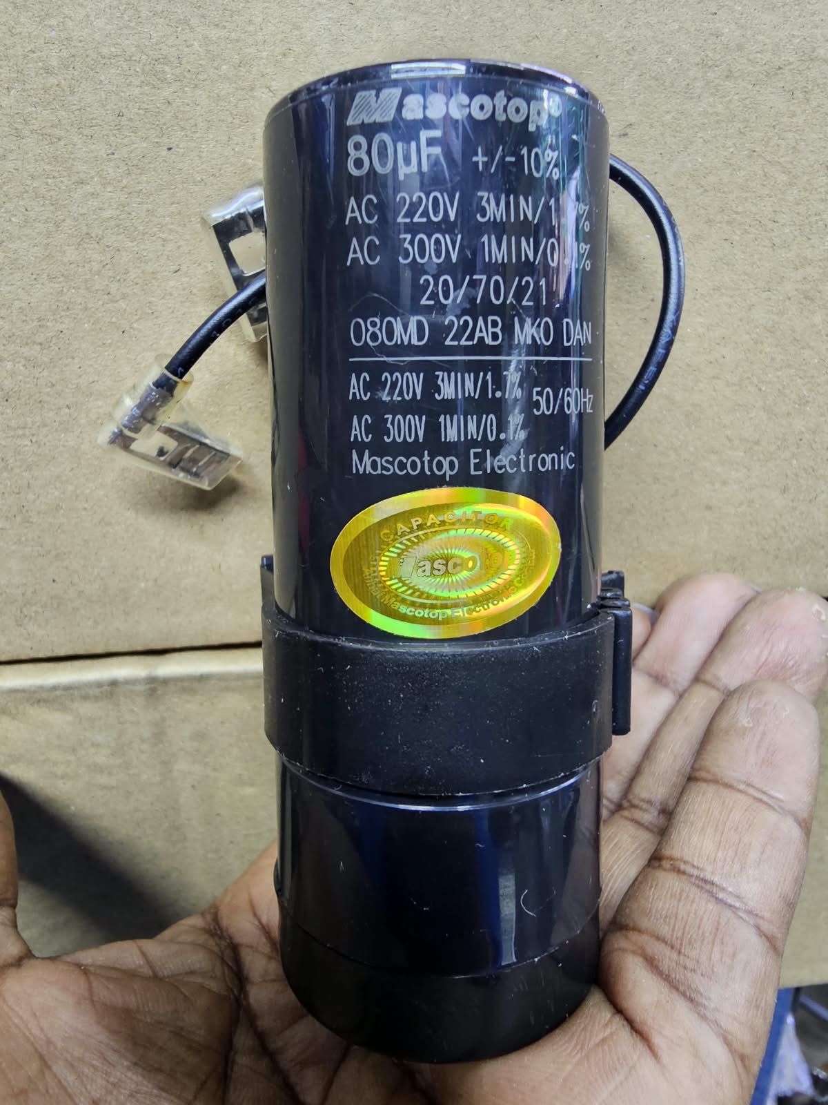 AC motor start capacitor for refrigeration and single-phase electric motors in Kenya